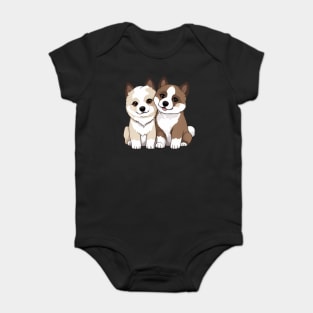 akita dog Baby Bodysuit